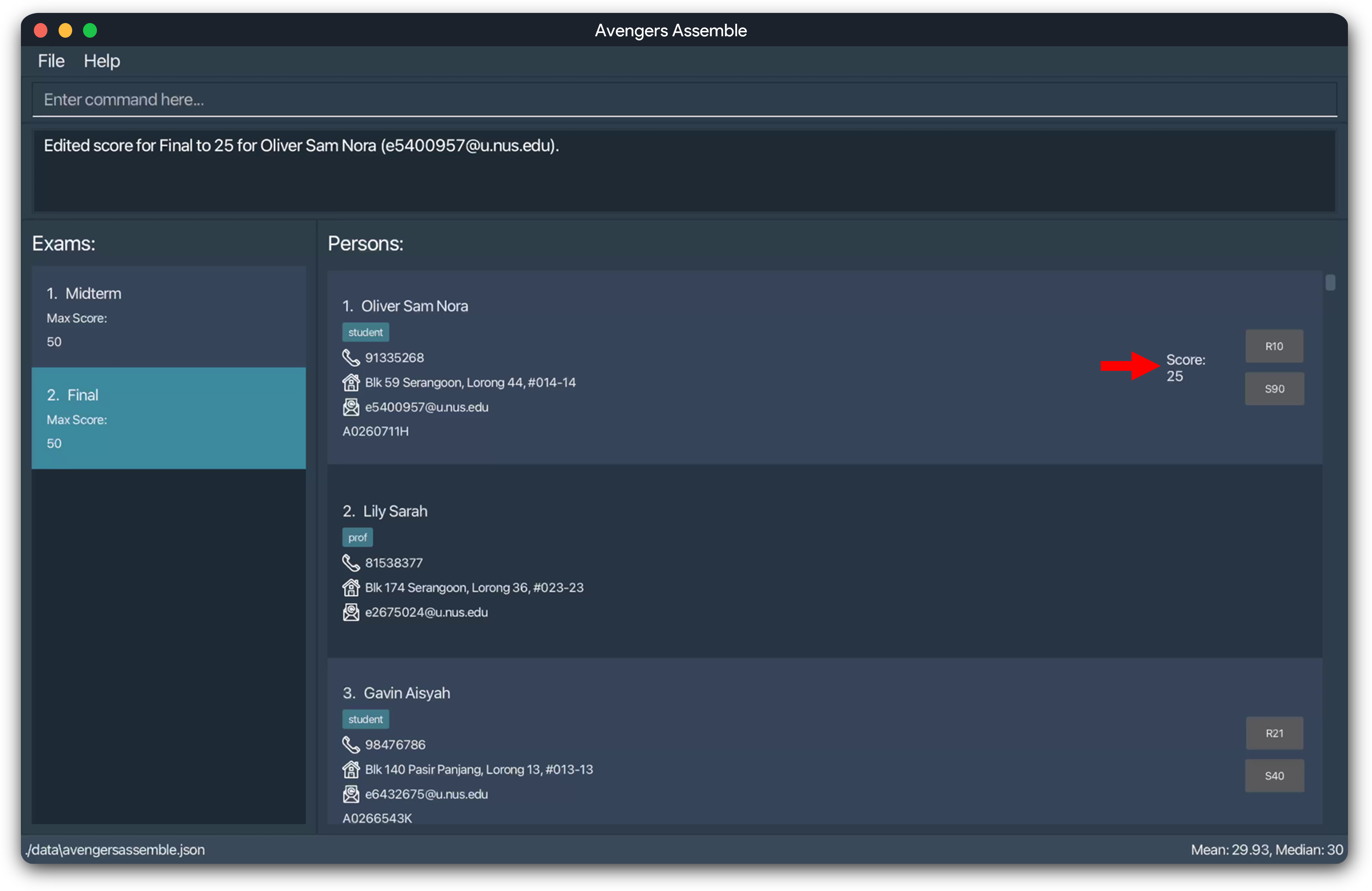 image of successful editScore